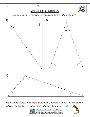 Measuring Angles Worksheet 4th Grade