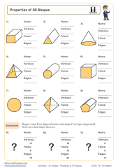 3d Shapes Worksheets 2nd Grade - Worksheets Library