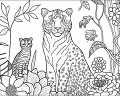 AI Midjourney Prompt for Adult Coloring Pages – The AI Prompt Shop