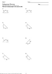 48 Pythagorean Theorem Worksheet with Answers [Word + PDF]