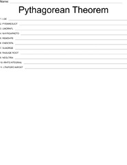 Pythagorean Theorem Word Scramble - WordMint