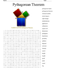 Pythagorean Theorem Word Scramble - WordMint