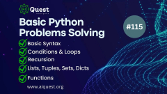 115 Problems on Basic Python | Python with Problem Solving - Learn ...