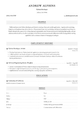 Python Developer Resume Examples & Templates (2024) · Resume.io