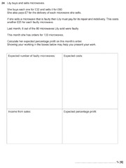 GCSE (9-1) Maths - Percentage Profit and Loss - Past Paper ...