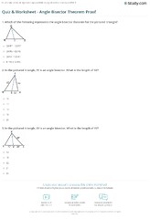 Perpendicular Bisector Of A Triangle Worksheet