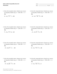 Solving Index 2 Radical Equations - Worksheets Library