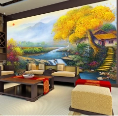 Good Luck Lucky Treasure Family Feng Shui Painting Living Room ...