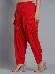 Red Rayon Salwar