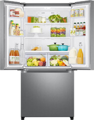 Samsung 18 Cu. ft. Smart Counter Depth 3-Door French Door Refrigerator (Samsung RF18A5101SR)