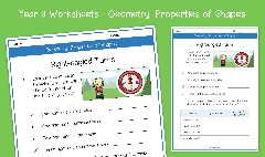 Year 3 | Right-angled Turns Worksheets | KS2 Geometry: Properties ...