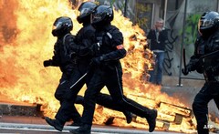 France Protests: French President Macron Holds Crisis Meeting As ...