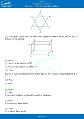 RS Aggarwal Class 6 Solutions Chapter 11 Line Segment, Ray and Line