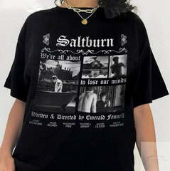 Saltburn We're All About To Lose Our Minds (Adult Blue Exchange NET Saltburn Merch Shirt Saltburn Movie Shirt Jacob Elordi Shirt)