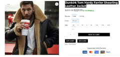 Dunkirk Farrier Tom Hardy Leather Jacket (Tom Hardy)