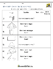 3d Shapes Worksheets 2nd Grade - Worksheets Library