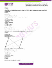 Selina Solutions Concise Maths Class 7 Chapter 20 Mensuration ...