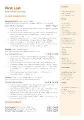 Senior Stack Developer Resume Examples for 2024 | Resume Worded