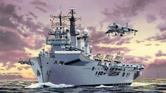 Dragon 1 700 HMS Illustrious Royal Navy Fleet Flagship 7046 (Dragon Models Hms Illustrious)