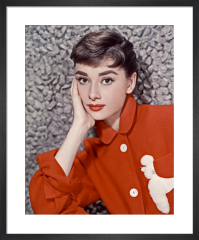 Audrey Hepburn (Audrey Hepburn Thoughtful Pose And Poodle In The Pocket)