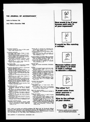 The Journal of Accountancy July 1968-December 1968: Vol 126 Index ...