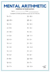 Free, able, customizable math worksheet templates | Canva