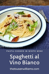 Spaghetti al Vino Bianco: Spaghetti Cooked in White Wine - That ...