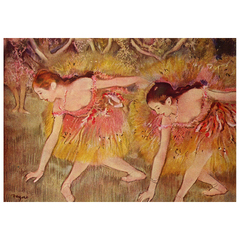 Dancers Bending Down (Dancers Bending Down by Edgar Degas)