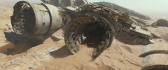 Star Wars: The Force Awakens (Force Awakens Spaceship Desert)