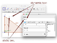 GeoGebra Tutorial - Dynamic Text, Measurement and s