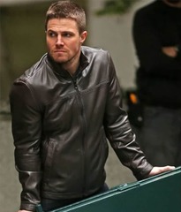 Stephen Amell (LeatherCult Stephen Amell Arrow Leather Jacket)