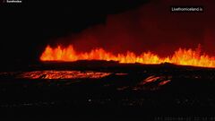 Iceland volcano spews red-hot lava in new eruption on volatile ...