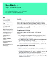 Substitute Teacher Resume Examples & Templates (2024) · Resume.io