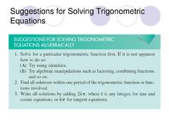 PPT - Chapter 5 Inverse Trigonometric Functions; Trigonometric