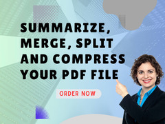 Summarize, merge, split, and compress your pdf file