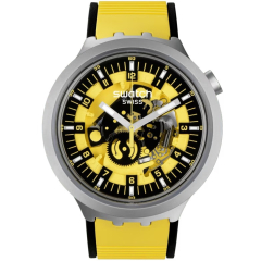 Swatch BIG BOLD IRONY Sb07s109 BOLDEN YELLOW | Gündüz Saat