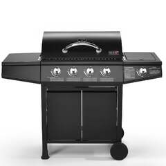 Taino Basic BBQ Gas Grill (TAINO BASIC BBQ Gas Barbecue with Stainless Steel Burner + Side Stove (Basic 6+1 Set))