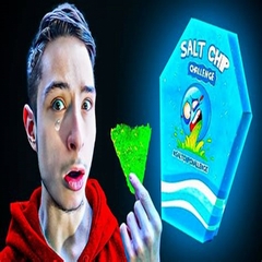 Salt Chip Challenge Extremely salty chips for the brave perfect for parties and challenges crunchy snack 5g (Salt Chip Challenge)