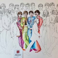 The Beatles - George Harrison, Ringo Starr, John Lennon And Paul McCartney Photographic On Paper 1art1