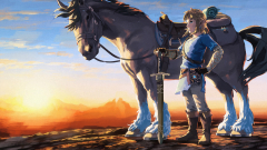 The Legend of Zelda (Zelda Breath Of The Wild Link And Horse )