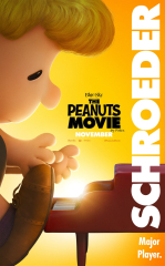 The Peanuts Movie (Schroeder Peanuts Movie ) (The Peanuts Movie Double Matted Large Movie )