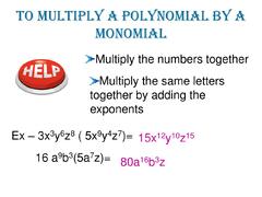 PPT - Multiply monomials PowerPoint Presentation, ...