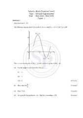 Circular trigonometry questions of Math SL Past papers