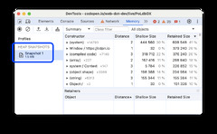 Record heap snapshots | Chrome DevTools | Chrome for Developers