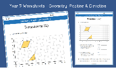 Year 5 | Translations of Shapes (Coordinates) Worksheets | KS2 ...