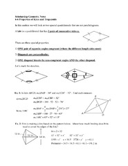 Trapezoid And Kite Angle Measures Worksheet - Angleworksheets