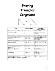 Congruent Triangles Notes and Worksheets - Lindsay Bowden ...