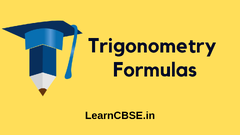 Trigonometry Formulas for Functions, Ratios and Identities PDF