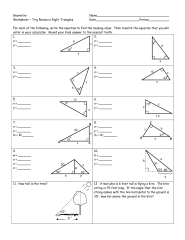 Trig Ratios Of Special Angles Worksheet Answers - Angleworksheets