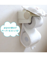 山崎実業(Yamazaki) Yamazaki 4394 Toilet Paper Holder Top Rack, 2 Tiers, White, Approx. W 6.7 x D 4.9 x H 11.8 (17 x 12.5 x 30 cm), Tower Tower,